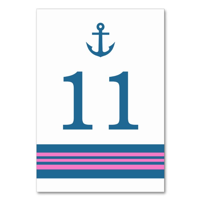 Carte Ancre bleue rose marine (Par défaut)