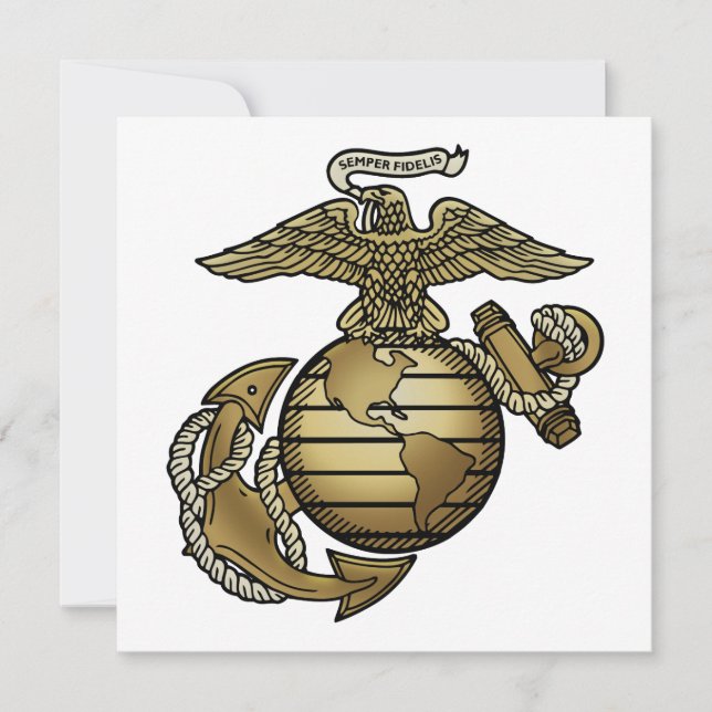 Carte Ancre Eagle Globe (Devant)