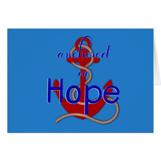 Carte ancrée (Devant horizontal)