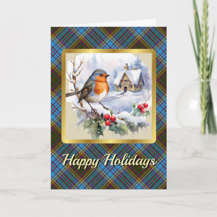 Carte Anderson Crest & Tartan avec Robin Smas personnali