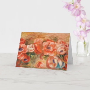 Carte Anemones (2) par Auguste Renoir