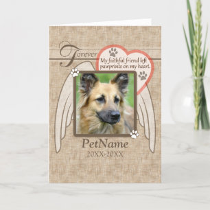 Carte Ange aimée pour toujours aimée ailes animal Sympat