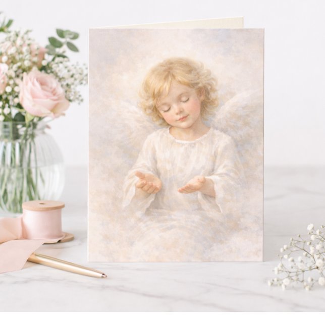 Carte Ange de la reddition Aquarelle Vierge (Créateur téléchargé)