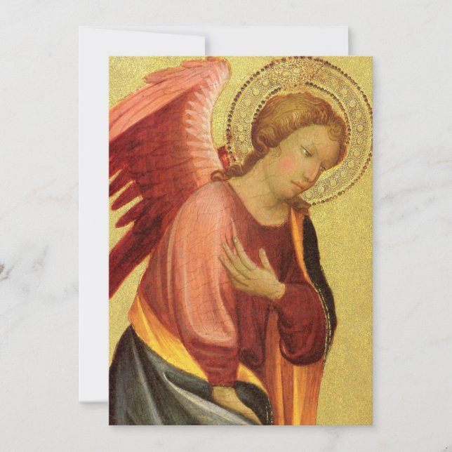 Carte Ange de la Renaissance par Maître du Bambino Vispo (Devant)