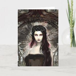 Carte Ange déchu Art sombre