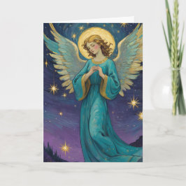 Carte Ange Vintage personnalisé Noël