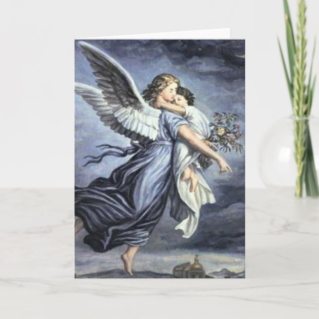 Carte Angel avec prière (Devant)