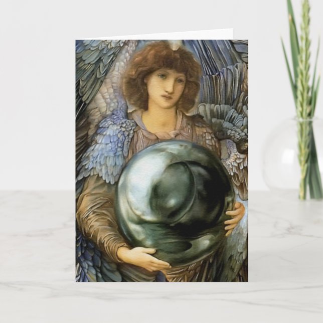 Carte Angel de la création par William Burne-Jones (Devant)