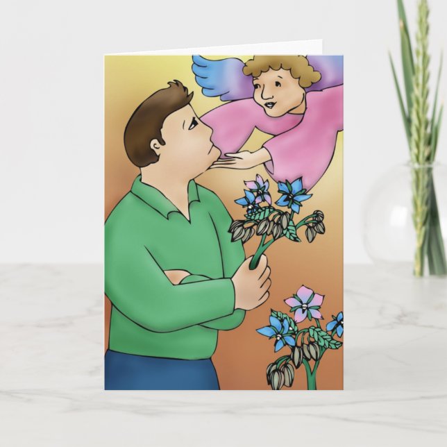 Carte Angel d'encouragement (Devant)