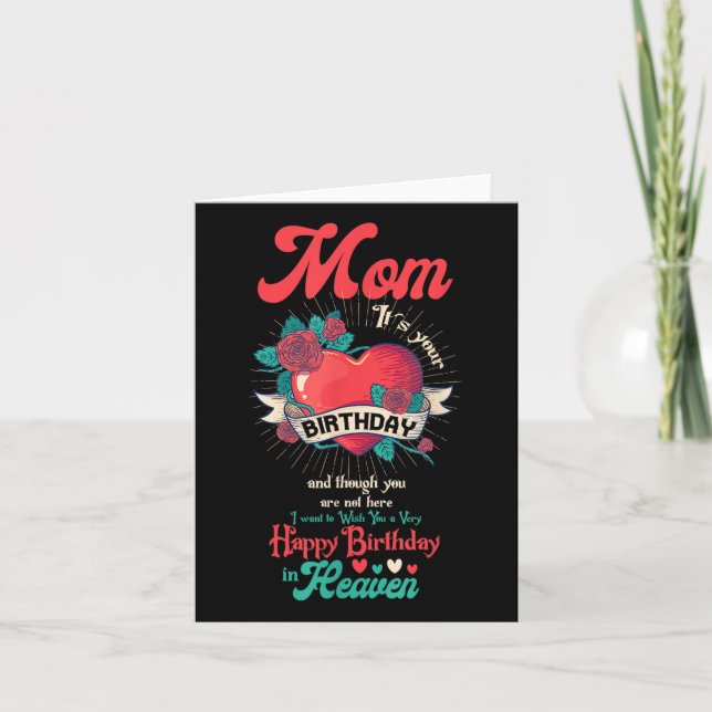 Carte Angel Maman Joyeux Anniversaire Dans Le Ciel Jour  (Devant)