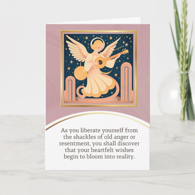 Carte angel message egypt  happy birthday (Devant)
