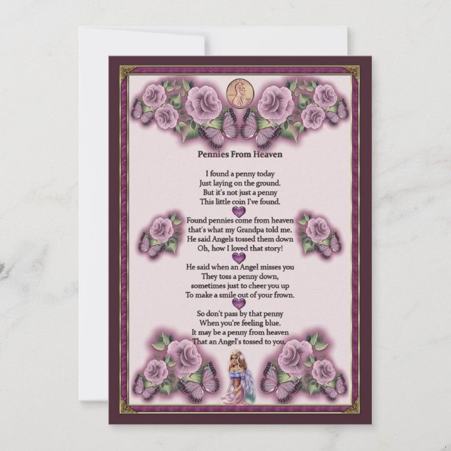 Carte Angel Pennsylvanie du ciel (Devant)