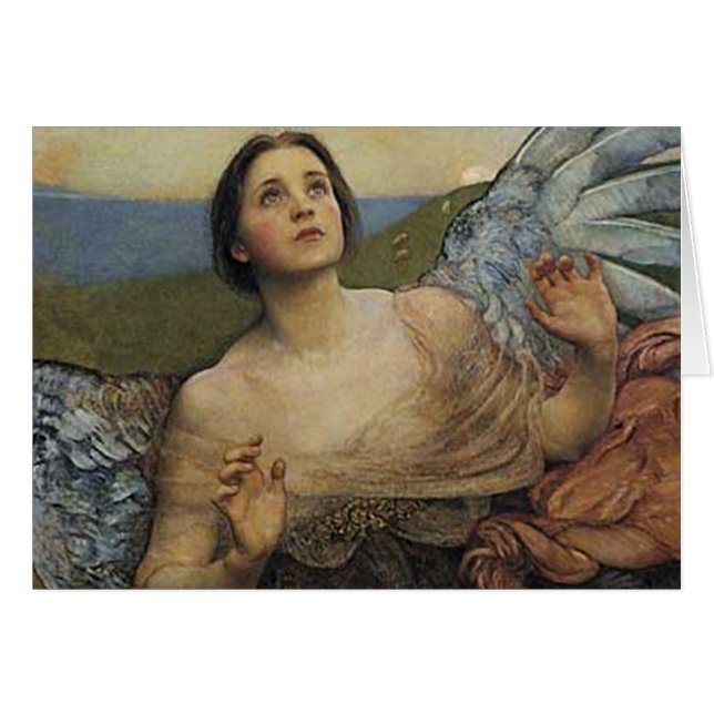 Carte Angel Thoughts (Devant horizontal)