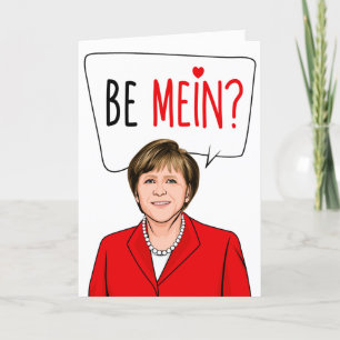 Carte ANGELA MERKEL : Soyez Mein