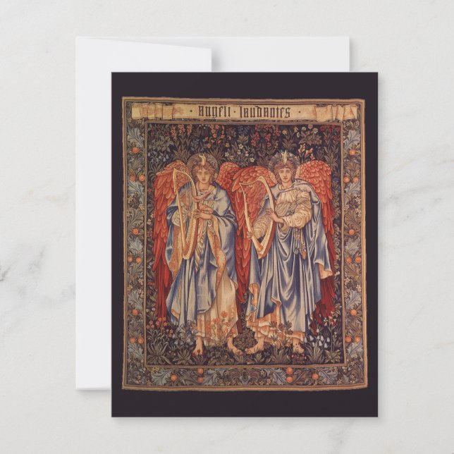 Carte Angeli Laudantes par Sir Edward Coley Burne Jones (Devant)