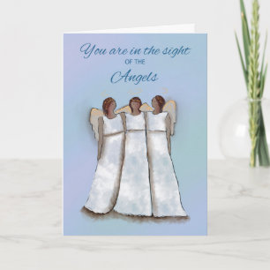 Carte Angels Penser de vous Religieux à la vue de l'ange