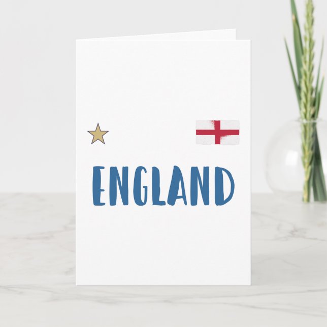 Carte Angleterre Fan Shirt Anglais Drapeau (Devant)