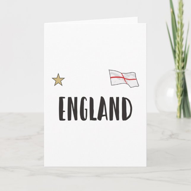 Carte Angleterre Fan Shirt Anglais Drapeau (Devant)