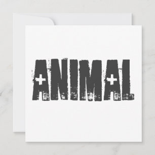 Carte Animal - Salle de gym Fitness