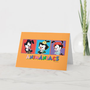 Carte Animaniacs Graphique de panneau Yakko, Dot et Wa