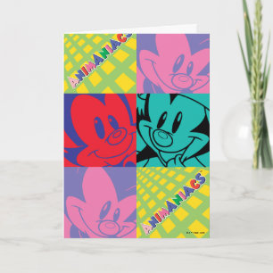 Carte Animaniacs Warner Siblings Pop Art Graphic