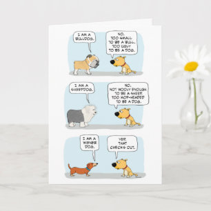 Carte Animation des races de chiens mignonnes et amusant