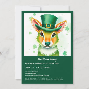 Carte Animaux chanceux déguisés - Saint Patrick’s Day Fu