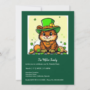 Carte Animaux chanceux déguisés - Saint Patrick’s Day Fu
