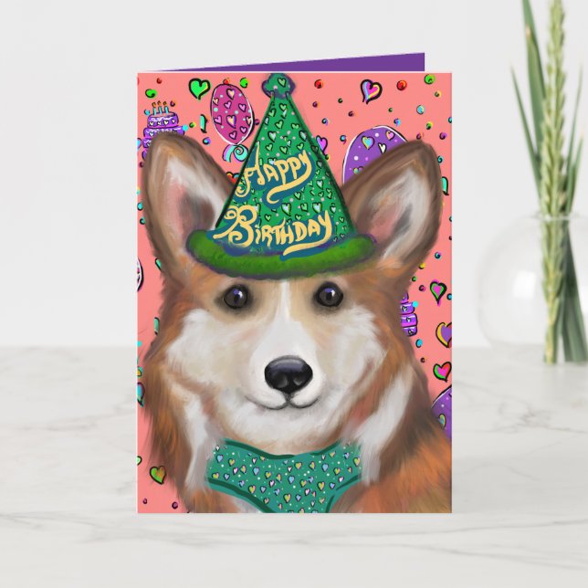 CARTE ANIMAUX D'ANNIVERSAIRE (Devant)