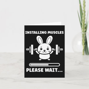 Carte Animaux Installation Muscles Fitness Bodybuilding 
