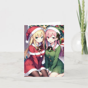 Carte Anime de Noël L - AI