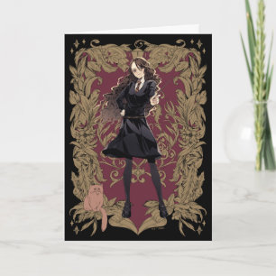 Carte Anime Hermione Granger Cadre Orné