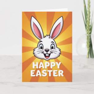 Carte animée Lapin ensoleillé éclaté