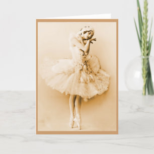 Carte Anna Pavlova_Le cygne mourant