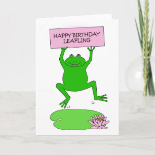 Carte Année bissextile Anniversaire Leapling 29 février