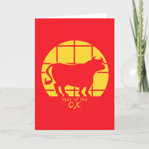 Carte Année du Bœuf