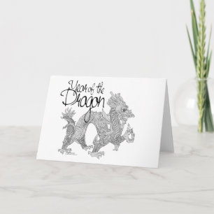 Carte Année du Dragon
