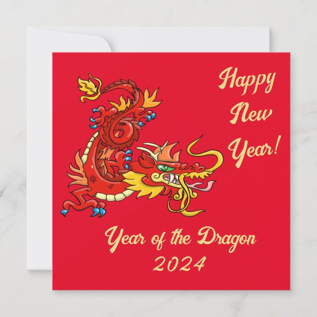 Carte Année du dragon (Devant)