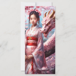 Carte Année du dragon 2024