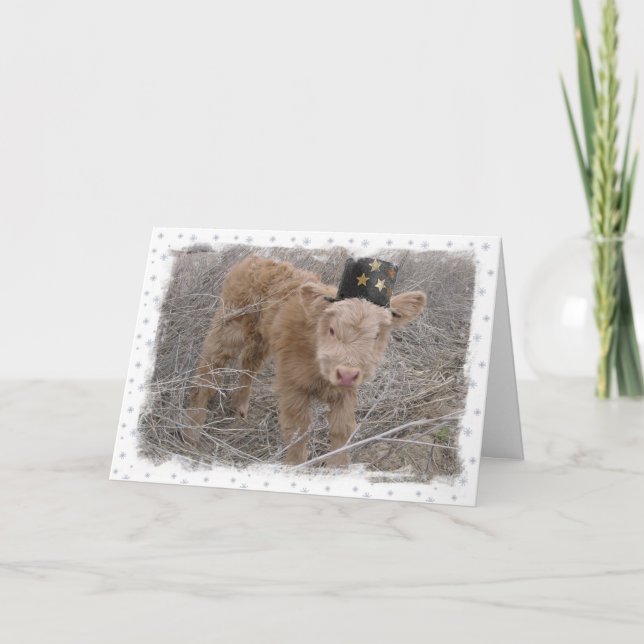 Carte - année heureuse de MOO ! (Devant)