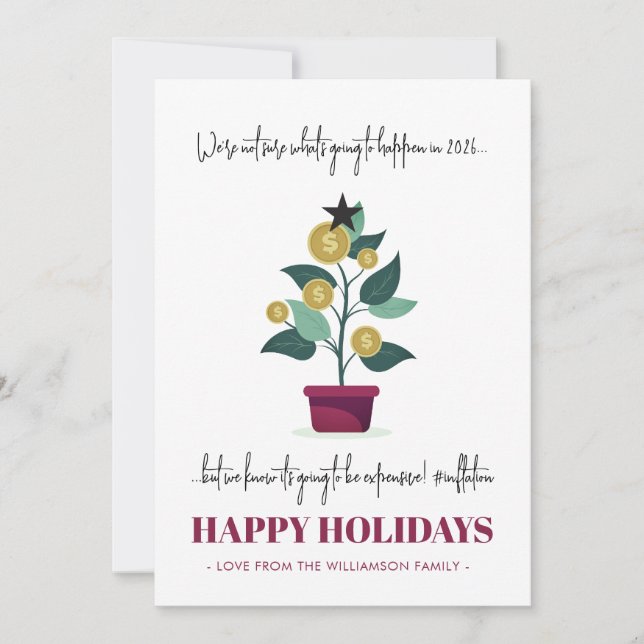 Carte Année Sarcastique à l'avance 2022 Noël (Devant)