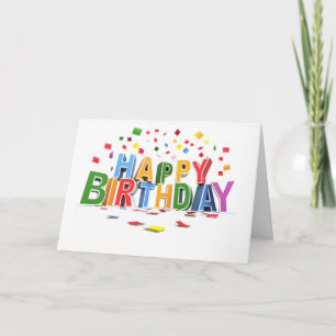 Carte Anniversaire