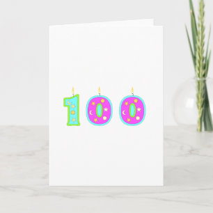 Carte Anniversaire 100 ans