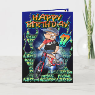 Carte anniversaire 17