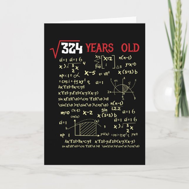 Carte Anniversaire 18 ans (Devant)