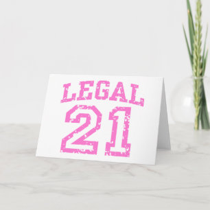 Carte Anniversaire 21 ans