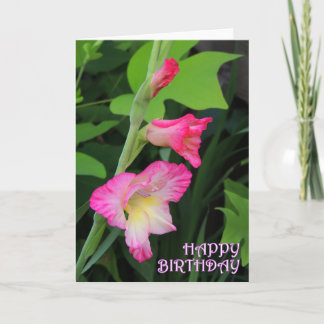 Carte Anniversaire 3 de Gladiola