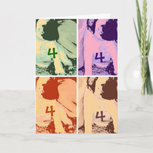 Carte Anniversaire 4 ans