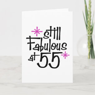 Carte Anniversaire 55 ans