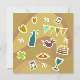 carte anniversaire 70 ans